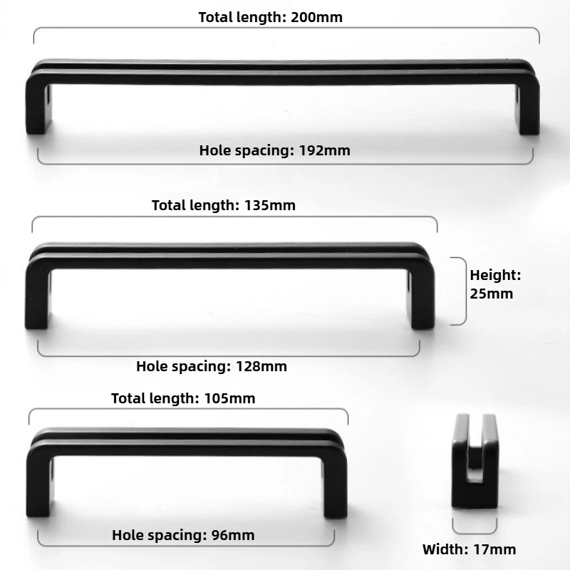 

Wardrobe door handle, Nordic cabinet handle, American kitchen cabinet handle