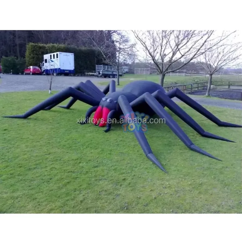 XIXI TOYS  Halloween Decorations Outdoor Inflatable Scary Spider Model Giant Lifelike Advertising Inflatables