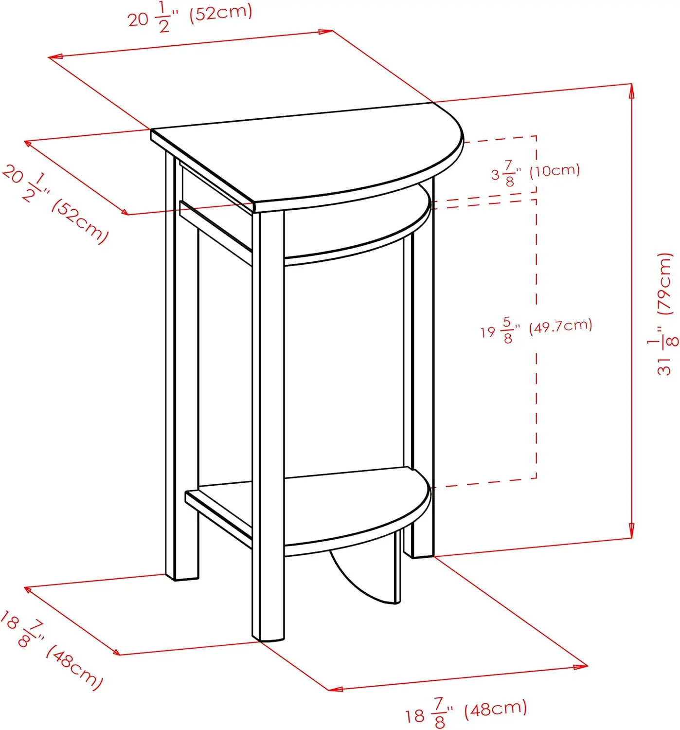 Liso Corner Desk, Espresso