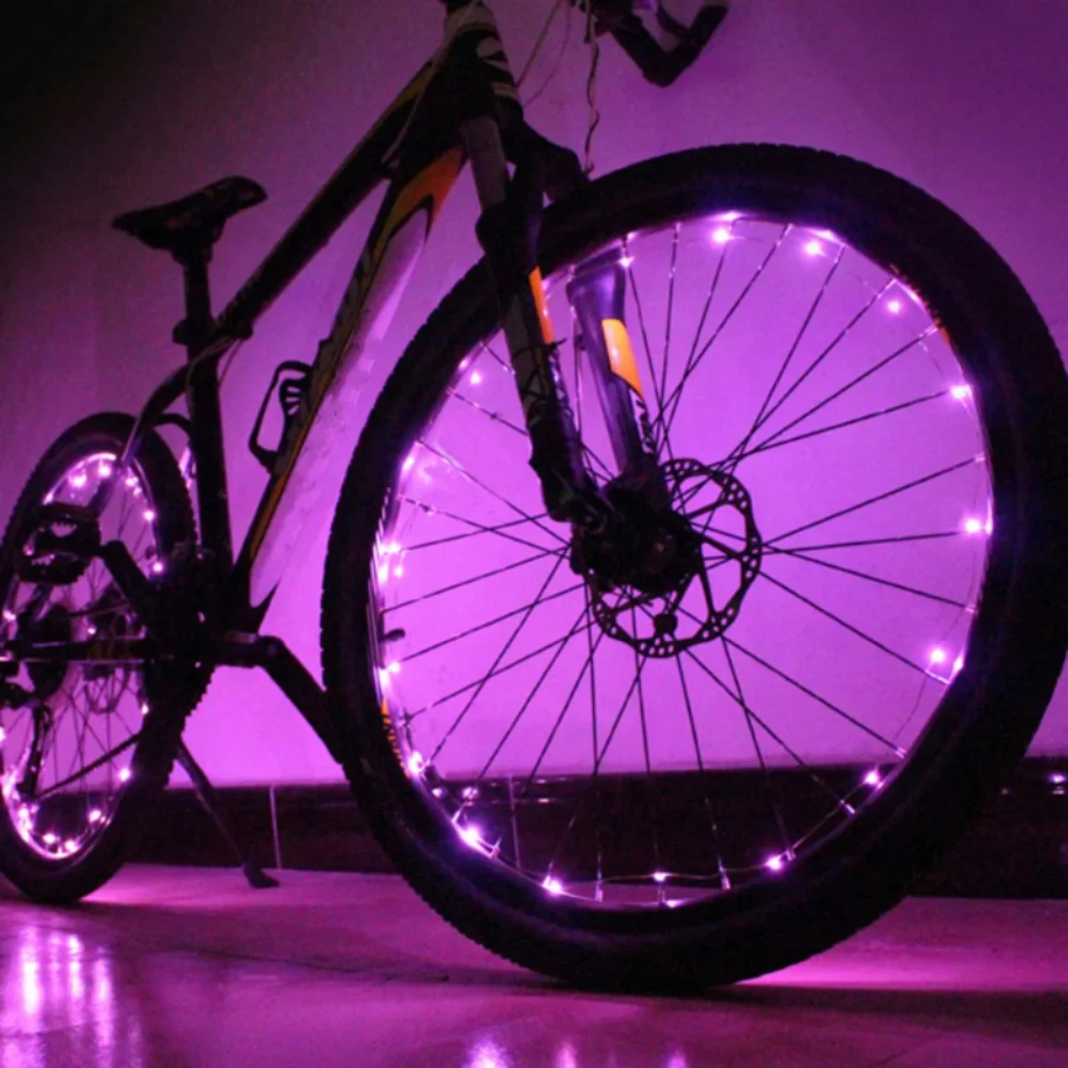 

Bicycle Hot Wheel Bike Frame Decoration Lights Bicycle Spoke Lights Night Riding Bicycle WheelLights A car needs to be equipped