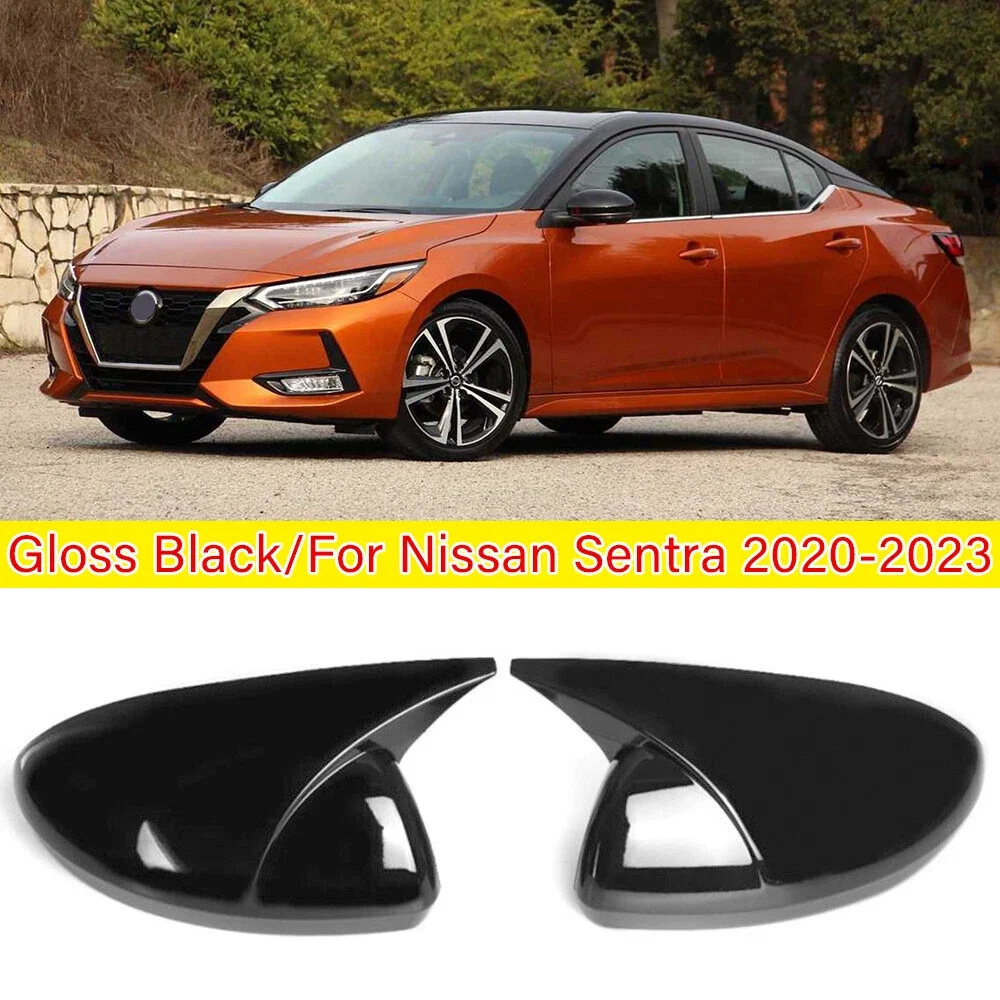 Para NISSAN Altima 2019-2023 Sentra/Sylphy 2020-2023 cubierta de espejo retrovisor cubierta de espejo lateral tapa de ala embellecedor de vista trasera Exterior