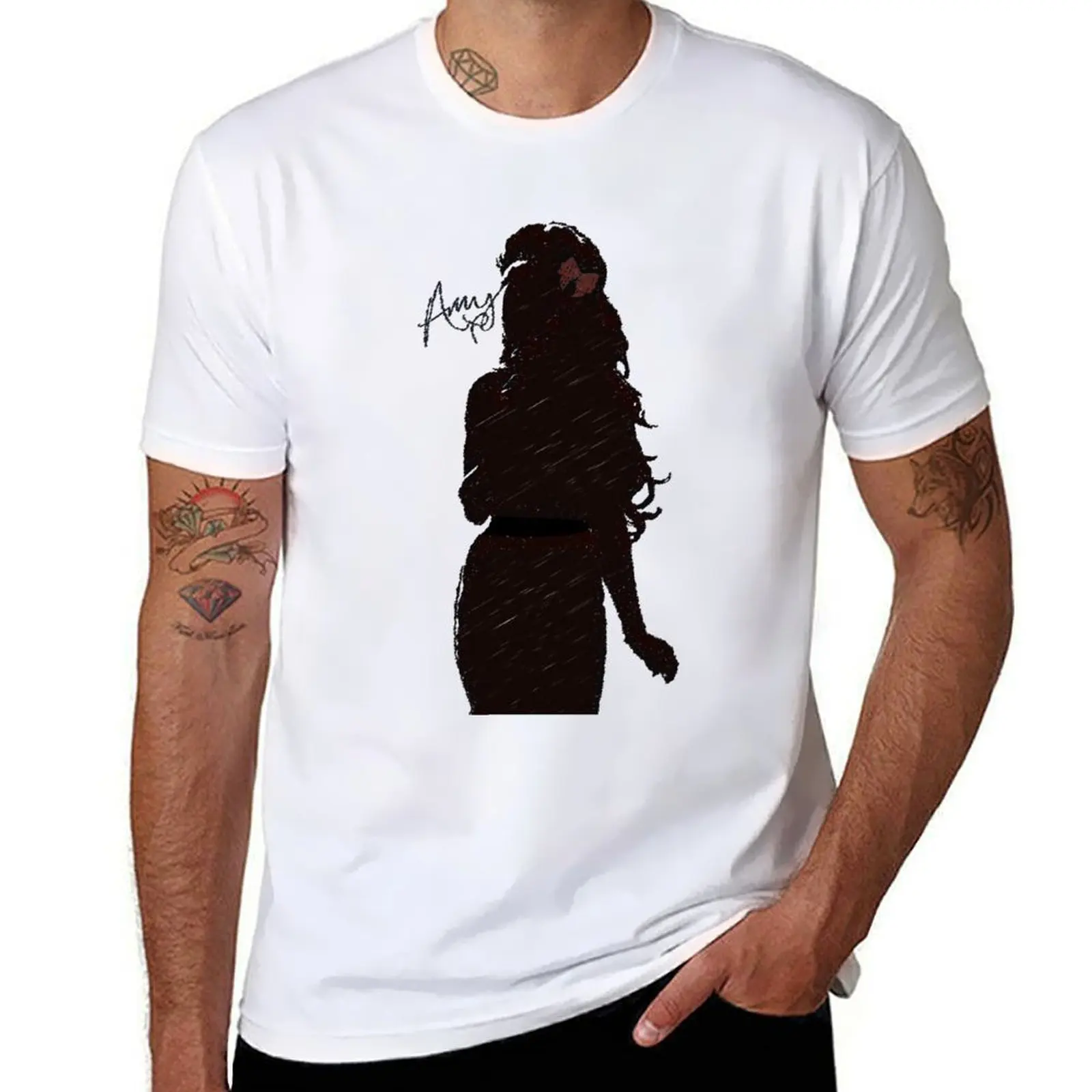 

In Amy's shadow T-Shirt man t shirts for men casual t shirts designer T-Shirt