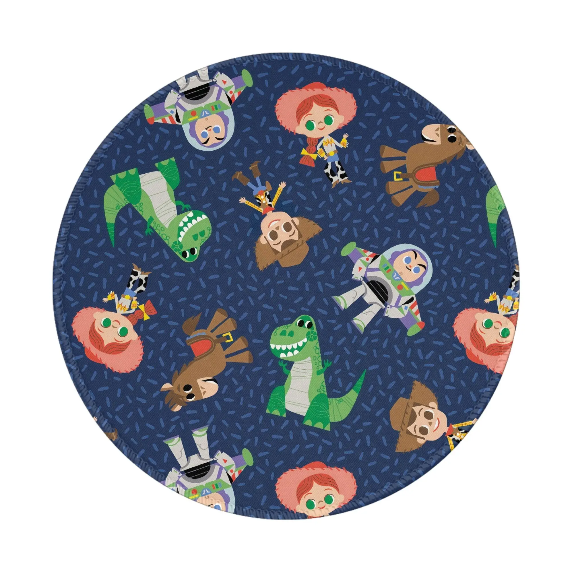 

Toy Story 8 дюймов круглый коврик для мыши настольный коврик коврик для мыши для ноутбука для офиса ПК компьютерная клавиатура нескользящий резиновый настольный коврик