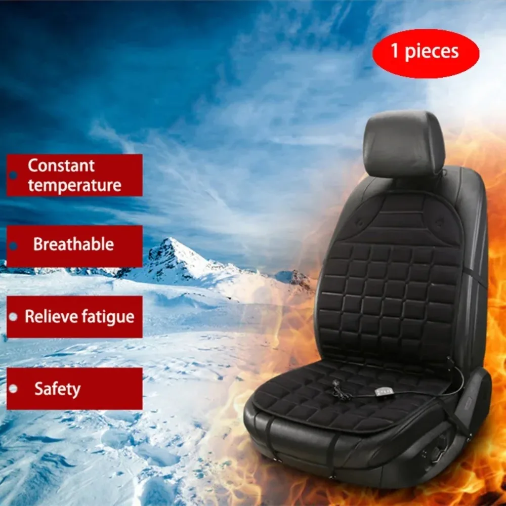 

12V Car Heating Cushion Heated Seat Pad Heater Winter Warmer Seats Winter seat Protector Auto Seat Cushion Pad Winter Mat