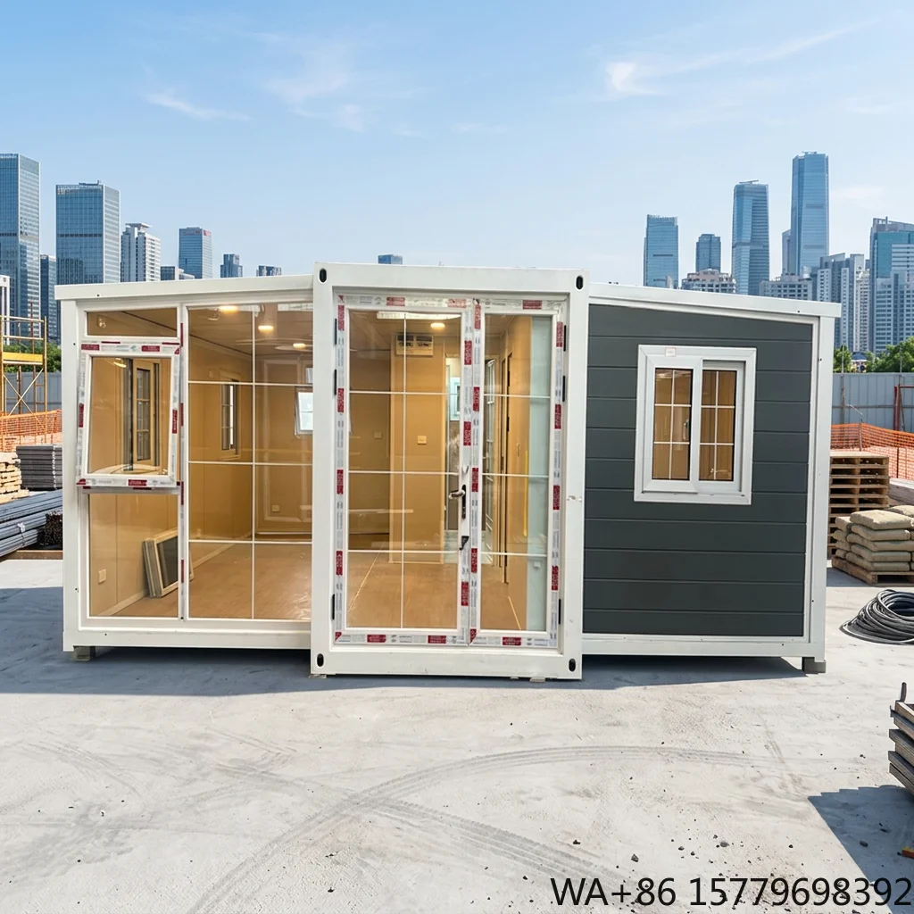 20ft 40ft 30ft Resort House 2 3 Bedrooms Galvanized Steel Solar Prefabricated House