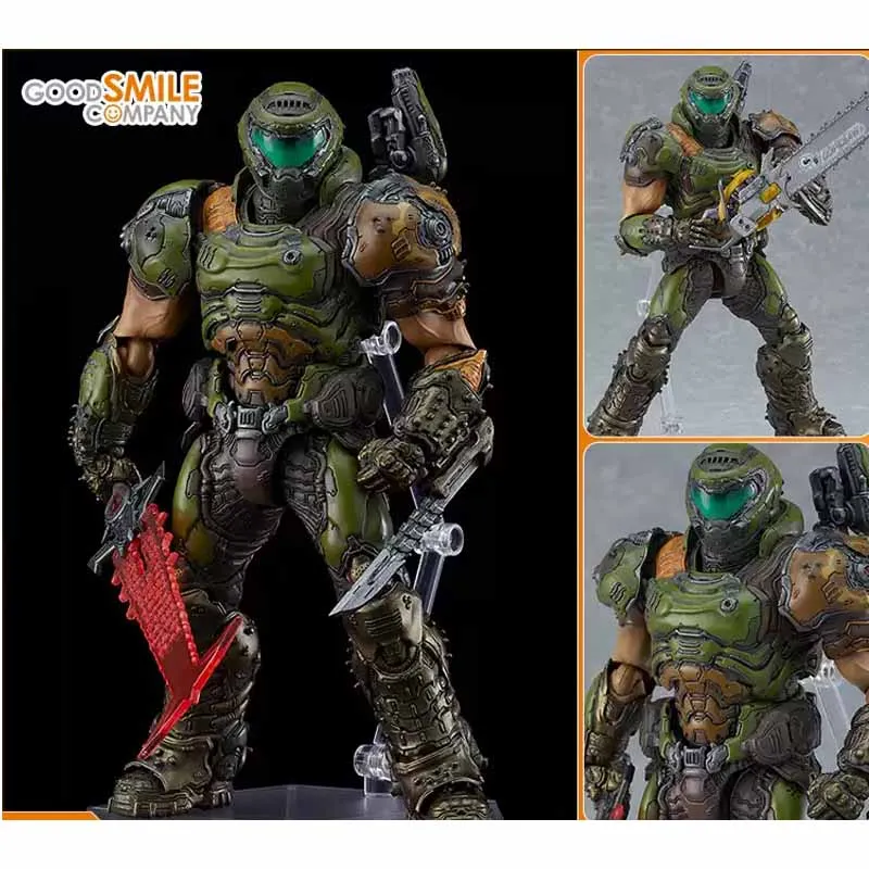 Auf Lager GSC Nendoroid Anime Figur figma DOOM Eternal SP-140 Anime Action-figuren Spielzeug Für Jungen/Mädchen/Kinder/Weihnachtsgeschenk
