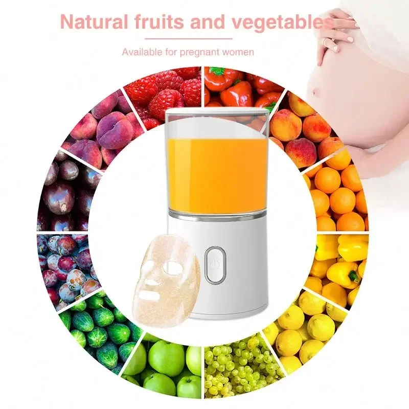 DIY Facial Mask Maker Machine USB Charging Mini Portable Automatic Fruit Vegetable Mask Collagen for Pregnant Moisturizing Anti