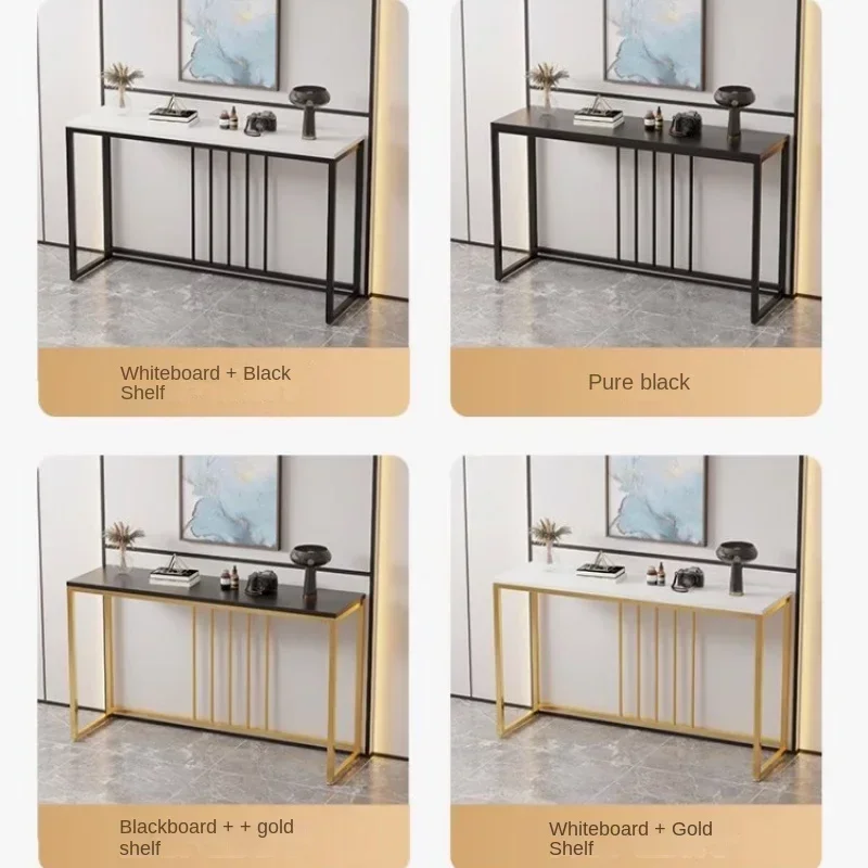 Modern Home Console Table High-looking and Light Luxury Storage Display Shelf Narrow Table for Hallway Entryway Living Room