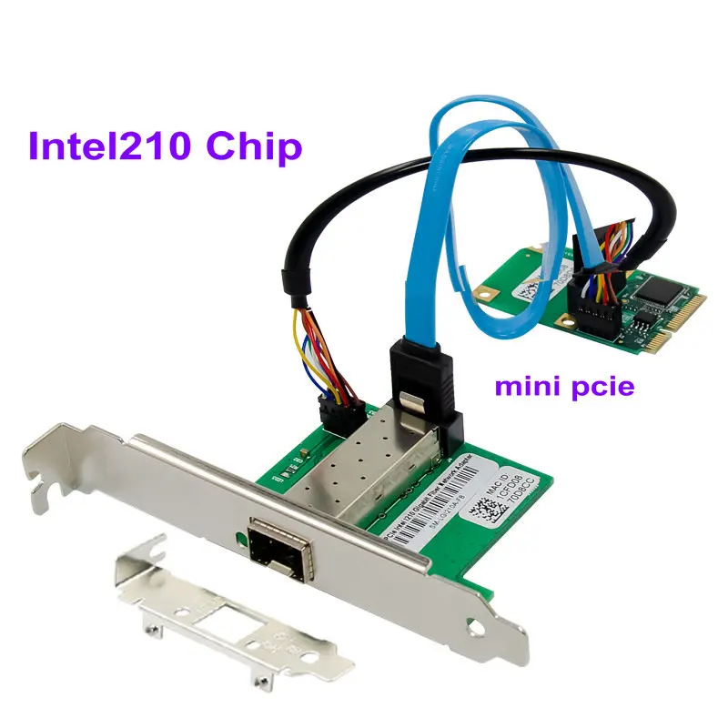 MINI PCIE Intel I210 SFP 1-port Network Adapter 1G 1000M LAN CARD