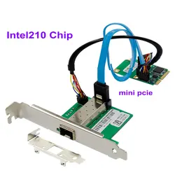 MINI PCIE Intel I210 SFP 1-port Network Adapter 1G 1000M LAN CARD