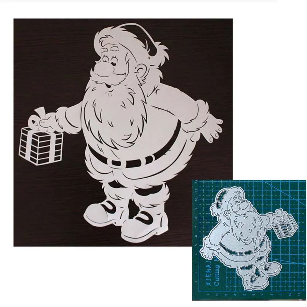 Christmas Santa Claus metal cutting dies Scrapbooking decoration paper craft knife mould blade punch template Embossing stencils