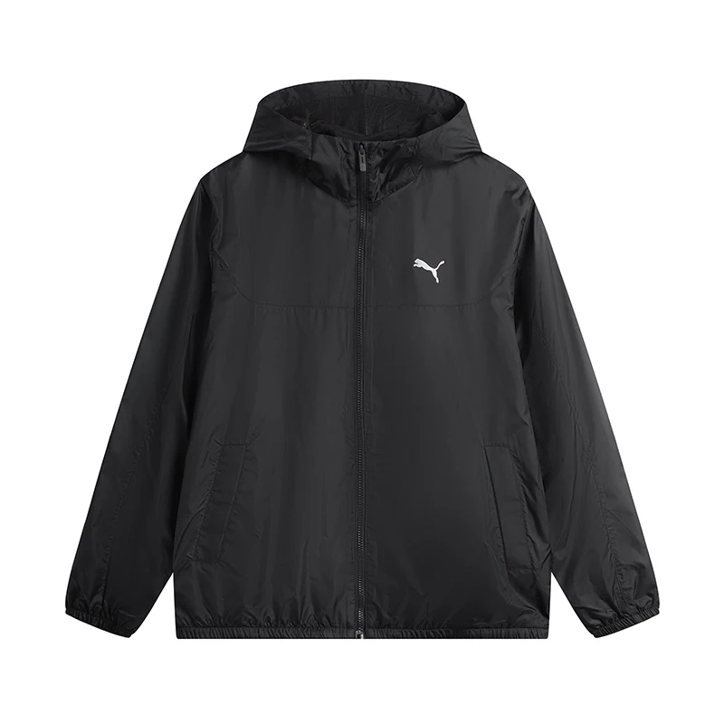 

Puma Black Puma Sportswear Casual Hooded Jacket Men's and Women's Clothing 68754001