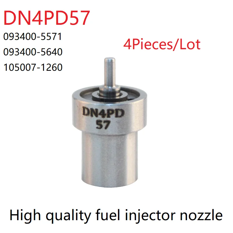 

4Pieces/Lot DN4PD57/093400-5571/093400-5640/105007-1260 Diesel fuel injector nozzle Suitable for Toyota 2L engine DN4PDN169