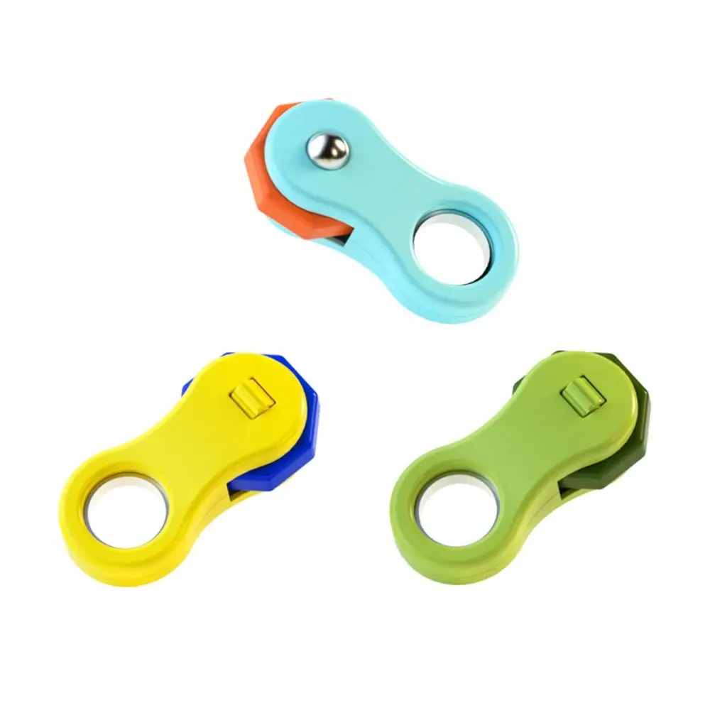 Hand Exerciser Gyro Rotating Toys Puzzle Game Fidget Spinner Finger Tip Cube Handle Rotary Portable Fidget Roller Gyroscope