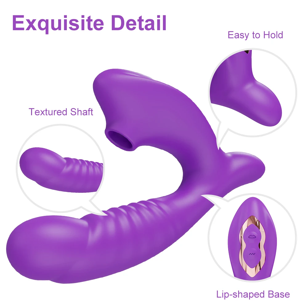 Krachtige Zuigende Vibrators Vrouwelijke Clit Sucker Clitoris Vacuümstimulator G-Spot Dildo Massager Volwassenen Goederen Seksspeeltjes Voor Vrouwen