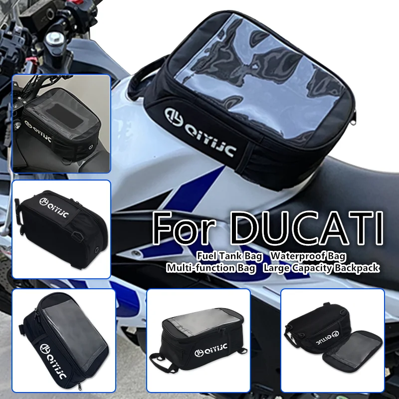 

For Ducati MONSTER 797 696 796 821 400 695 620 M400 M600/620 S4RS S4/R Motorcycle Fuel Tank Bag Navigation Storage Bag Backpack