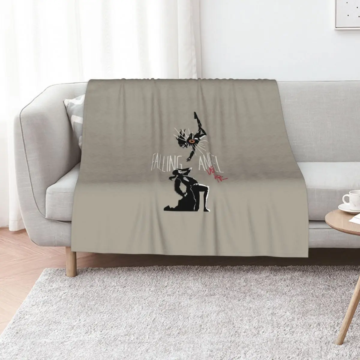 Falling Angel - Last Hope (Warrior Nun) Throw Blanket Warm Accent Blanket for Living Room Decoration