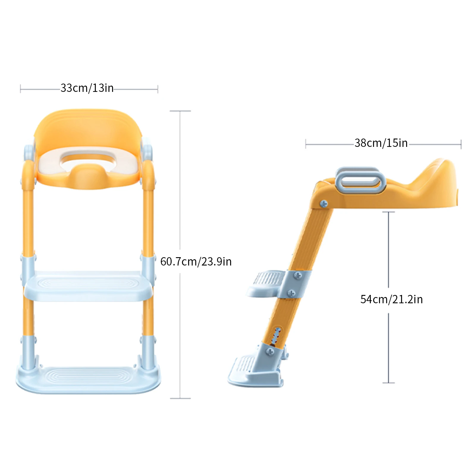Siège d\'entraînement à la propreté pour tout-petit, siège de toilette avec escabeau, échelle pliable