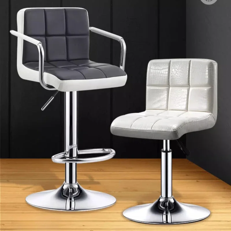 

Pedicure Personalized Bar Stools Nordic Luxury Designer Salon Bar Stools Lounge Comfortable Minimalist Metal Cadeira Furniture