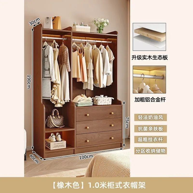 رف معطف قابل للتخصيص، صندوق، خزانة تخزين ملابس منزلية عمودية مدمجة من الأرض إلى السقف