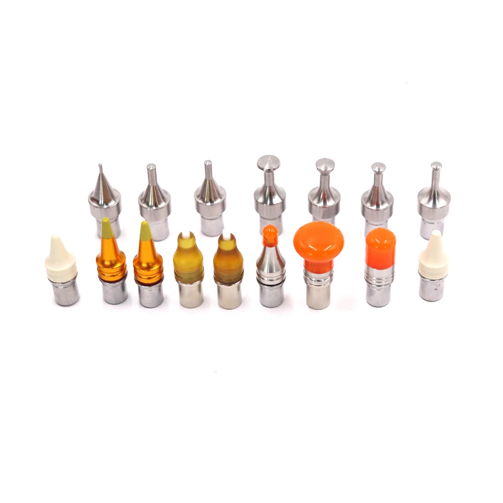 Dent Repair Tapping Pen Set Lightweight Carbon Fiber Knock Pen With Rubber/Steel/PEEK/PAI/Ceramic Tap Heads PDR Tools 5