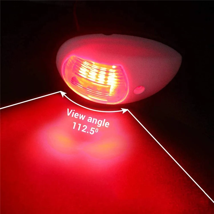 12v Waterproof Marine Signal Lamp Port And Starboard Boat Accessory Led Navigation Light Stern Light For Yacht