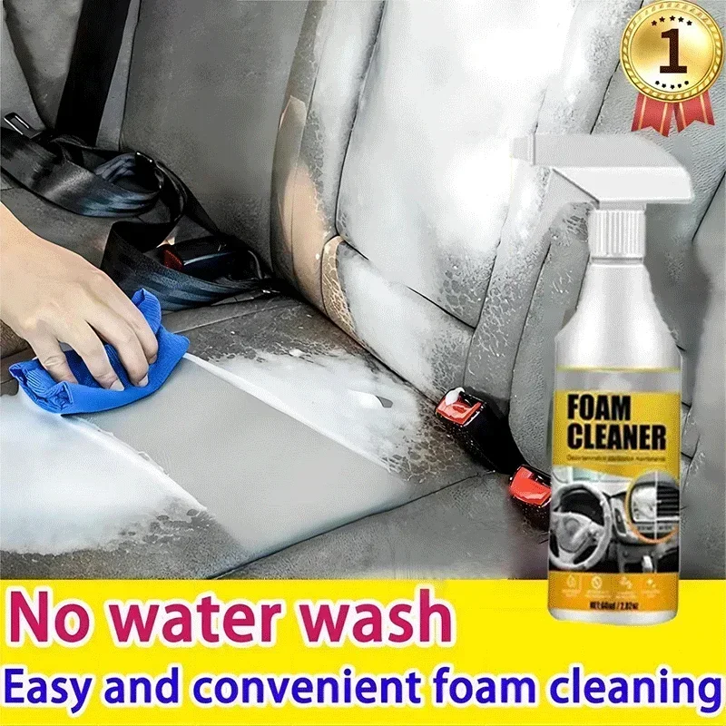 

2495Multi-functional Foam Cleaner Car Interior Sofa Bag Shoes Cleaning Polish Leather Protector Maintenance Surface Spray Cleane