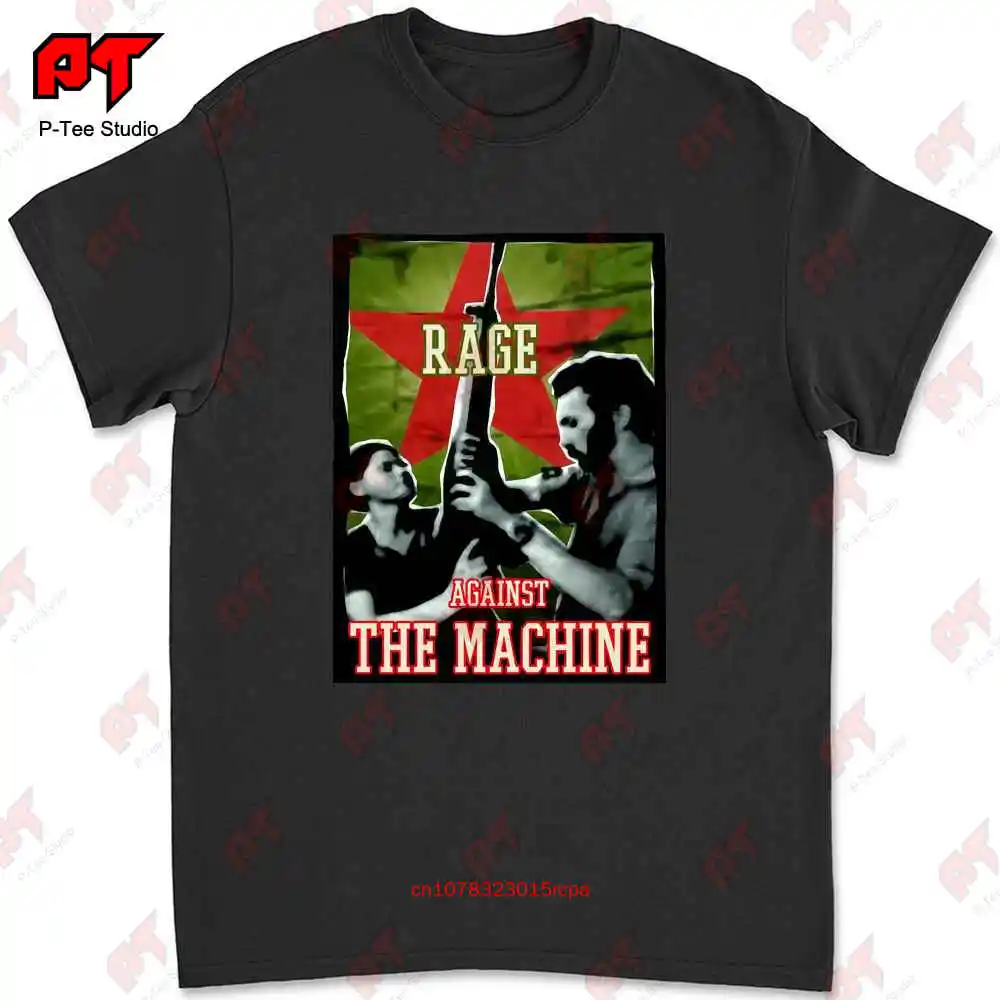 Rage Against The Machine Ratm Revolution Rifle T-shirt 3SAA