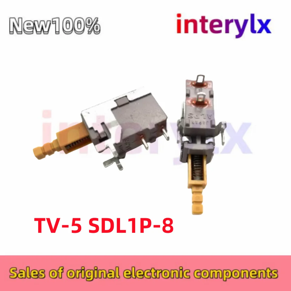 1Pcs/Lot ALPS SDL1P-8 self-locking power switch TV-5 SDL1P-8-5A-80A 250V