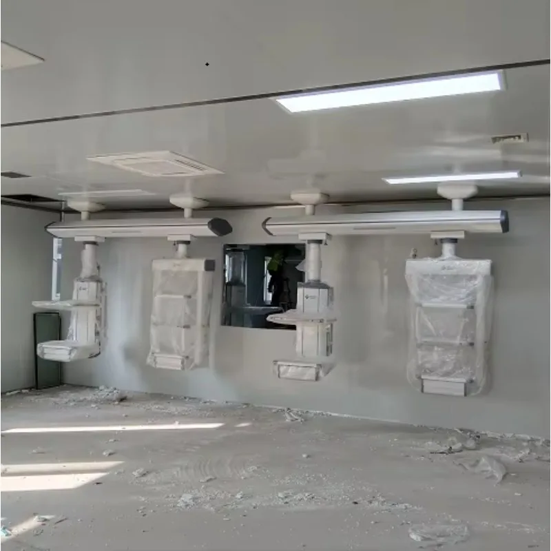 ICU Ceiling Bridge with Dry and Wet Separation, Integrated Gas & Power Console for ICU CCU Wards