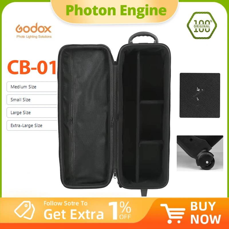 Outdoor Shooting Roller Draw-Bar Box 77CM 86CM 104CM 124CM CB-01 Studio Flash Carry Case Studio Flash Kit Draw-Bar Box