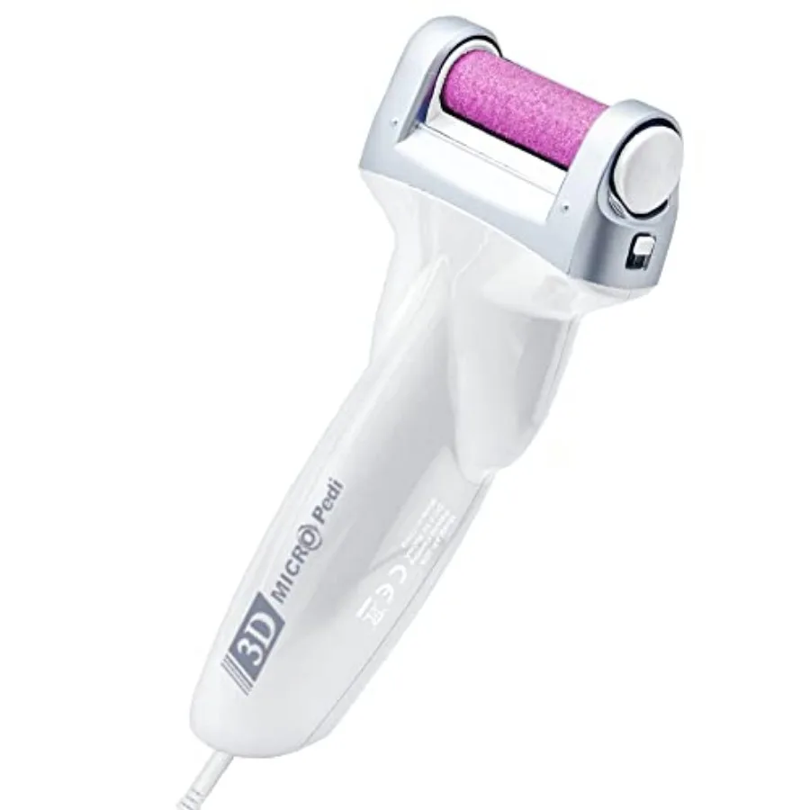 

Emjoi Micro-Pedi 3D POWER Callus Remover with Xtreme Coarse Soft and Flexible Roller Most Powerful and Corded
