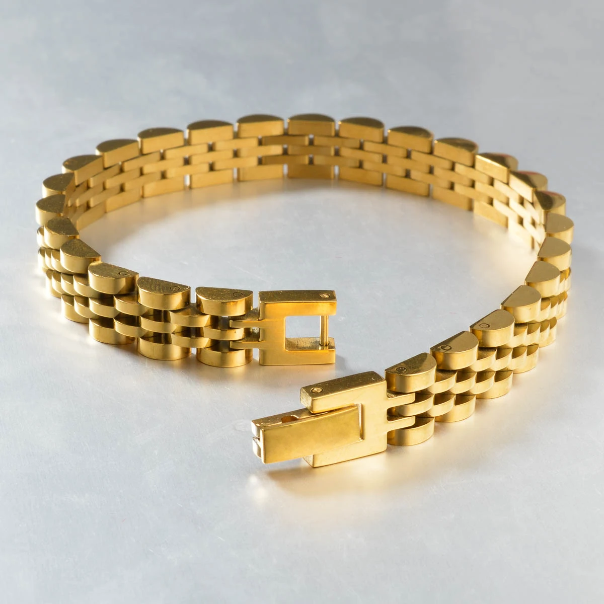 

1PC Men's and Women's Stainless Steel Bracelet 8mm Wide Strap Design Simple Classic Hip Hop Punk Jewelry Gift