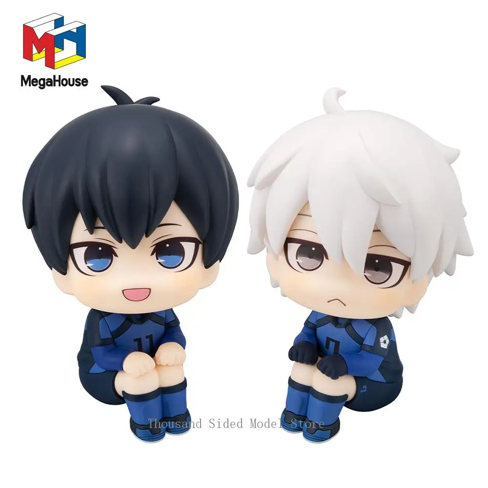 

В наличии Original Megahouse MH Look up BLUE LOCK Nagi Seishiro Isagi Yoichi Nihondaihyou-sen ver. Коллекционная модель аниме-фигурки