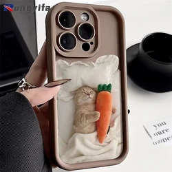 Funny Cat Phone Case For Xiaomi Poco X5 M5S M3 M2 X3 X4 GT F5 X6 M3 M4 M5 M6 Pro C65 C50 C51 C31 Sleeping Cats cute Phone Cases