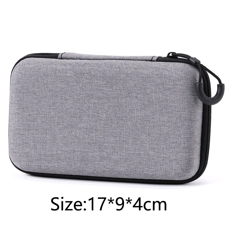 Tragbare Kopfhörer-Tasche mit Reißverschluss für Airpod Earpods KZ BA10 AS10 ES4, Ladekabel-Zubehör, Mini-Aufbewahrungstasche