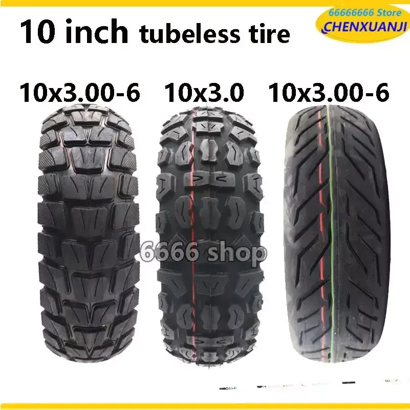 10X3.00-6 10X3.0 Tubeless Tire Is Applicable To Kugoo M4 Pro Go Kart ATV Quad Speedway Zero 10X Electric Scooter Tire