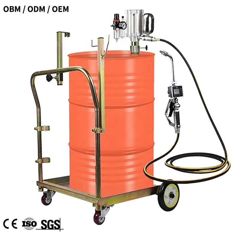 

150 gallon High Pressure Air Operated Pneumatic transfer pump oil drum trolley barrel for pumping