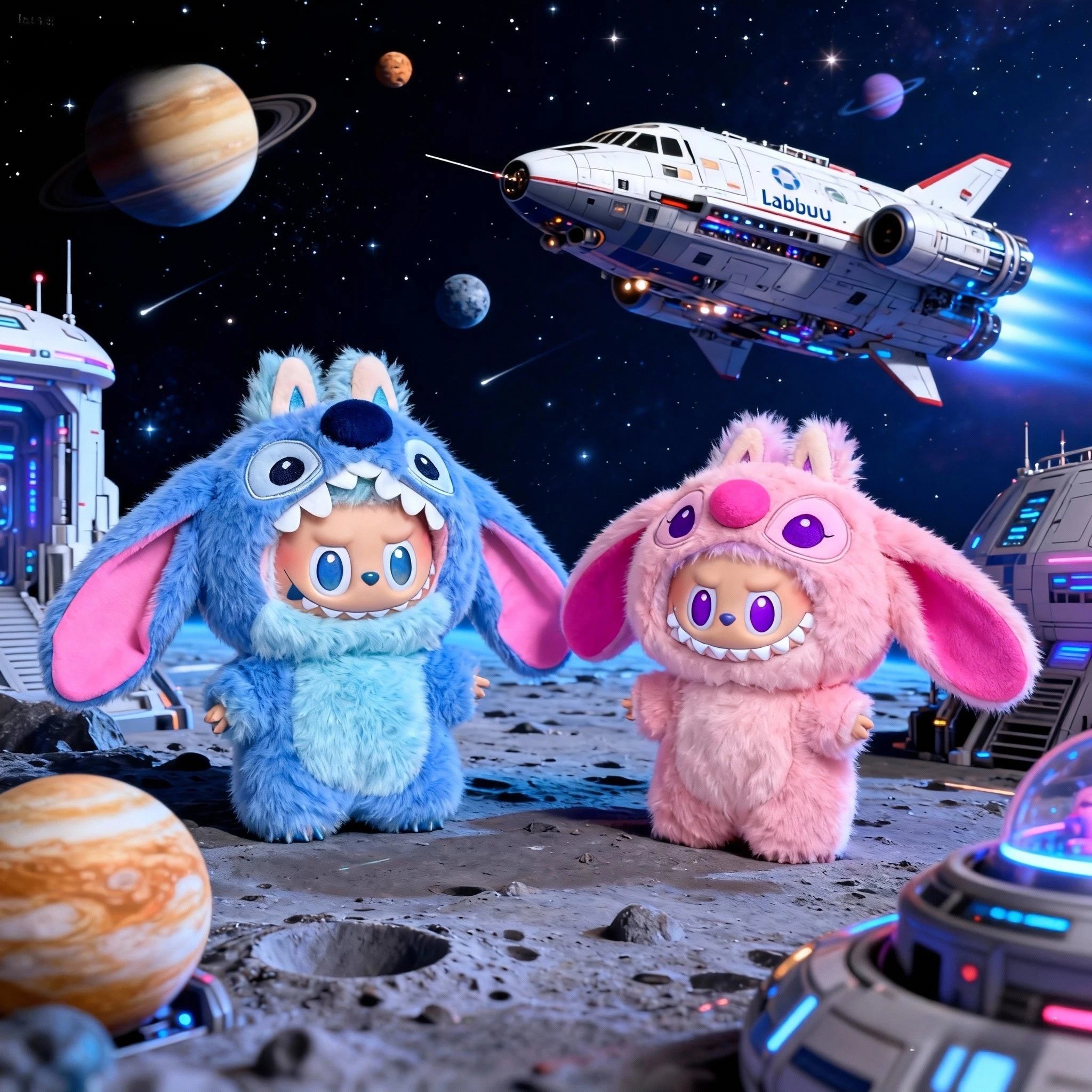 

Милый комплект одежды для Labubu 3,0, мультяшная одежда, мини-плюшевая кукла 17 см, аксессуары для одежды, новые товары, модные рождественские подарки