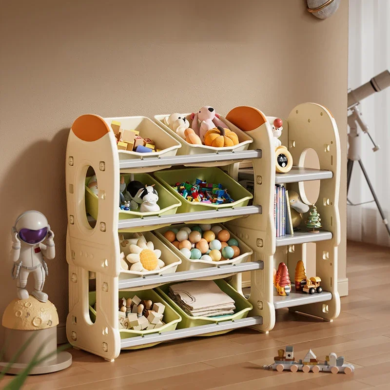 

New Design Children Toy Storage Organizer Rack With Display Stand Home Large Capacity Storage Cabinet Scientific Classification