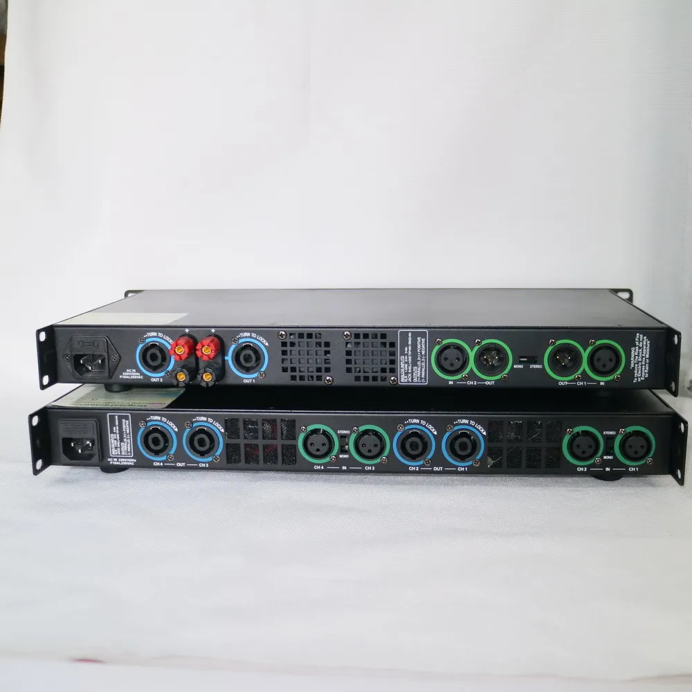 

Pro 1U 2600W 2 Channel Digital Power Amplifier Class D 650 Watt Stage Karaoke DJ Sound