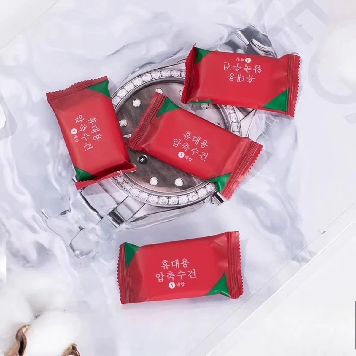 10/20pcs Disposable Compressed Towel Piece Disposable Portable Face Towel Suitable For Cleaning Both Dry And Wet Travel Camping