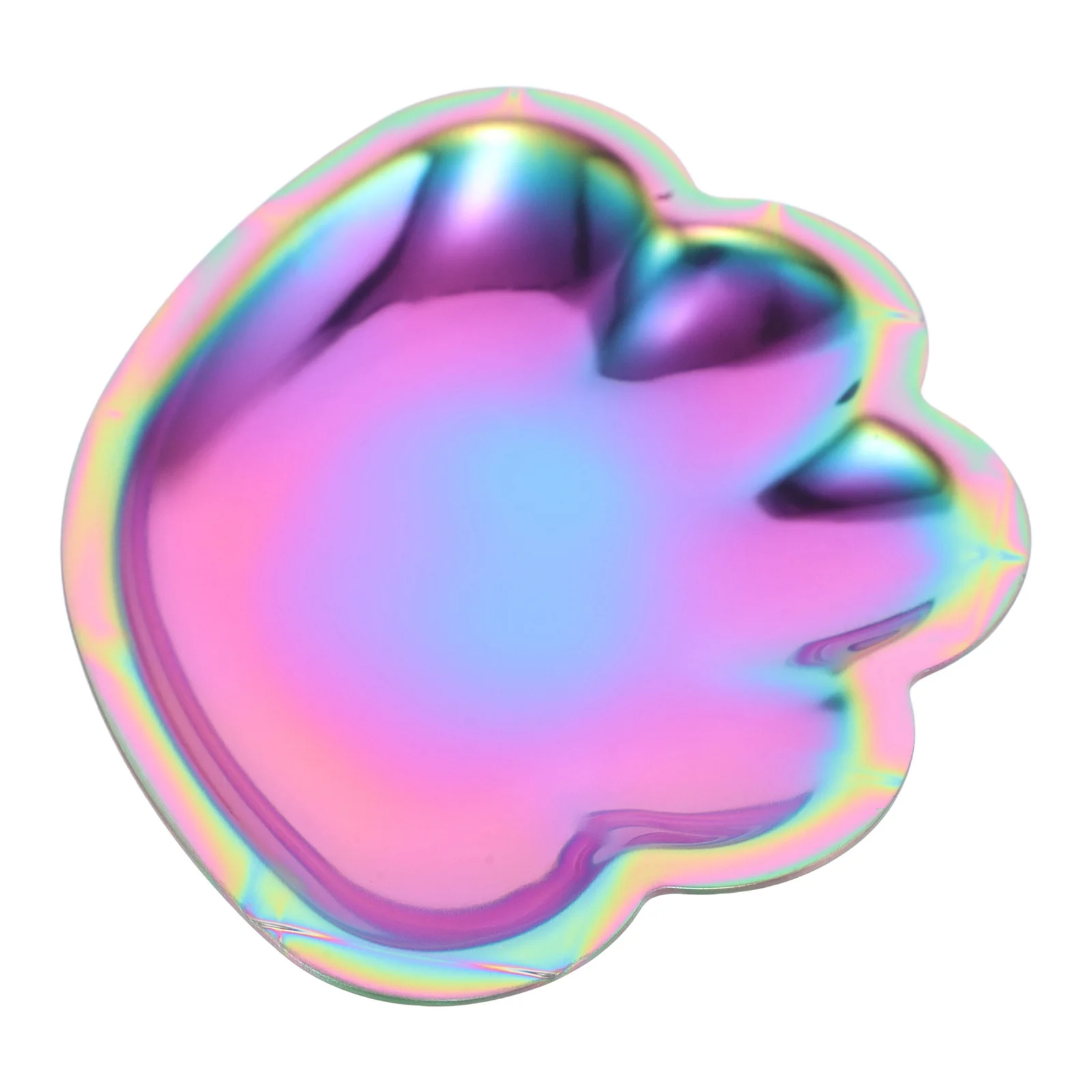 

Stainless Steel Shell Tray Jewelry Organizer Elegant Trinket Dish for Rings Necklaces Storage Vanity Metal Tray