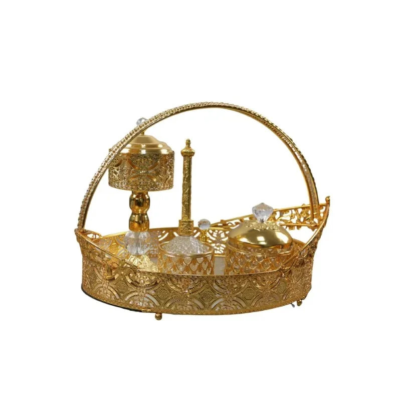 Aromatherapy burner home electroplating incense burner ornament cultural ornament belongs to incense  set incense