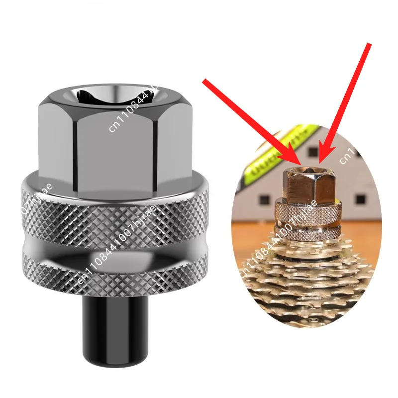 Bike Hub Flywheel Disassembly Socket Wrench 9 Teeth 12 Speed Cassette Removal Tool Professional Bicycle Drivetrain Repair