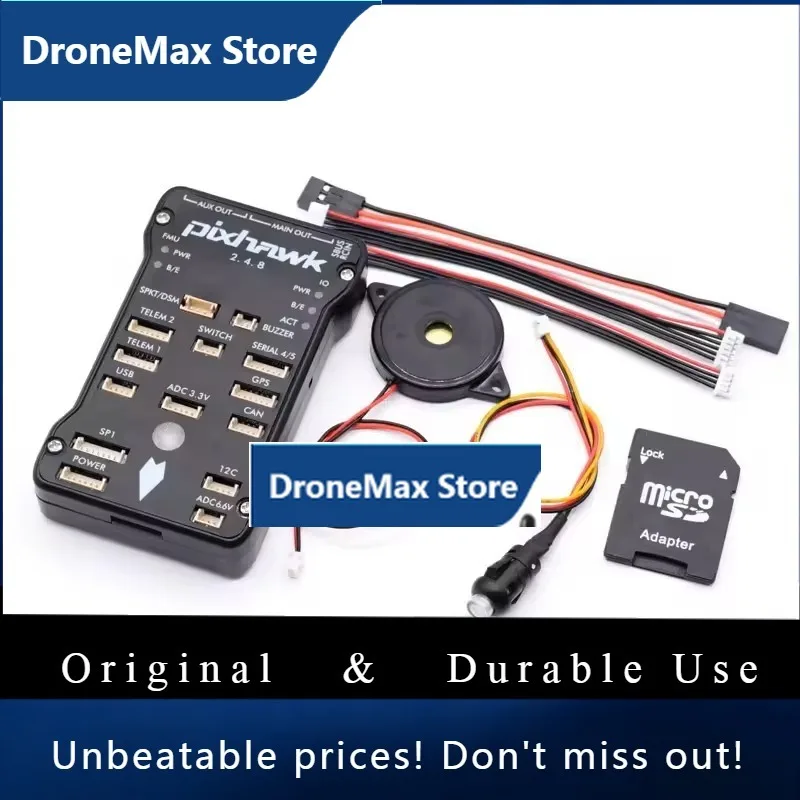 DroMaPixhawk 2.4.8 PX4 32-bit PIX Flight Controller, Quadcopter/Multirotor/Fixed-wing Simplified Version