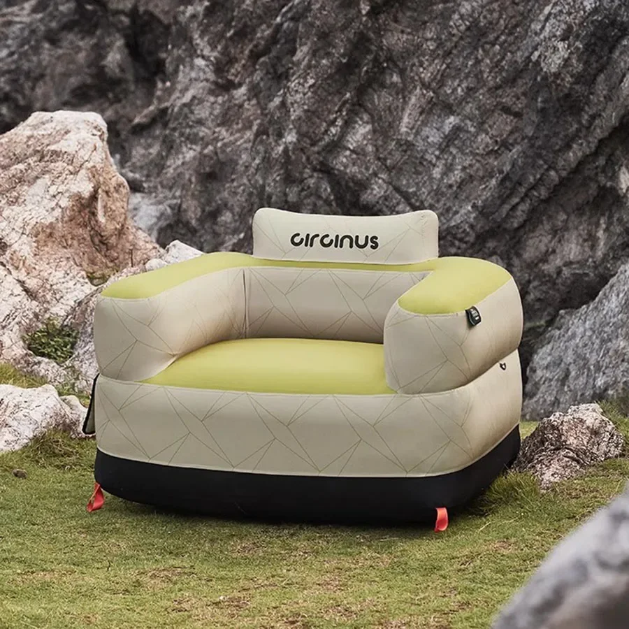 Nature Indoor Camping Air Sofa Inflatable Lazy Air Sofa Foldable Romantic Outdoor Beach Lounge Fotel Air Chair Relexing Bedroom