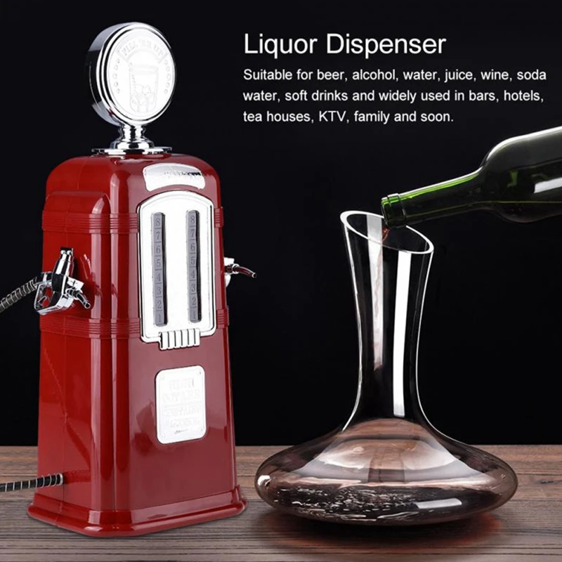 Double Head Liquor Pump Gas Station Beer Dispenser Liquid Soft Drink Beverage Dispenser Machine Bar Beer Tools