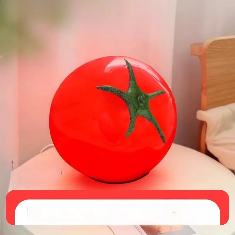 

Creative tomato night light bedroom bedside atmosphere decoration cute birthday gift ornament