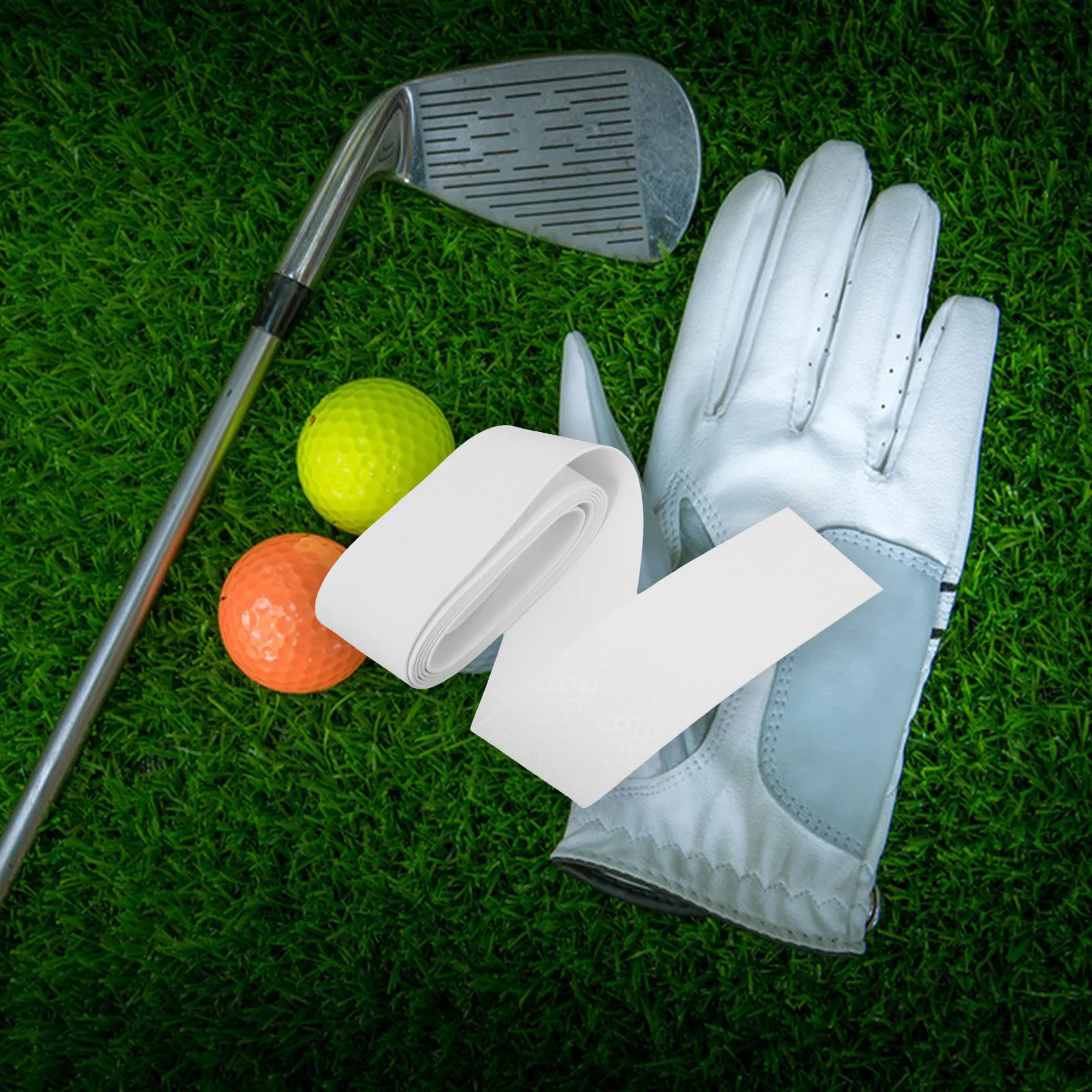 

1 Roll Golf Grip Tape White Anti-Slip Absorbent Wrap For Handle Rod Replacement Durable Sports Supplies Accessory